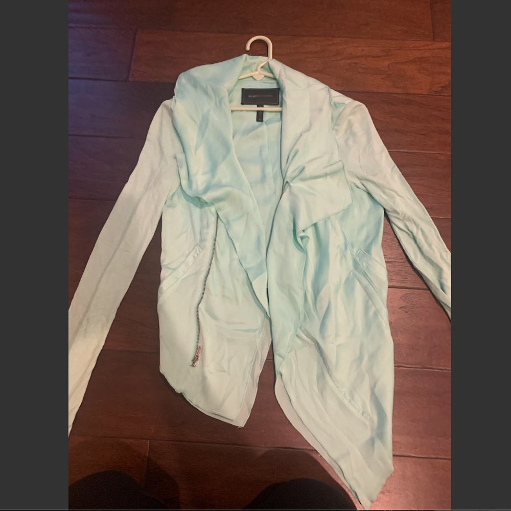 BCBGMAXAZRIA baby blue jacket